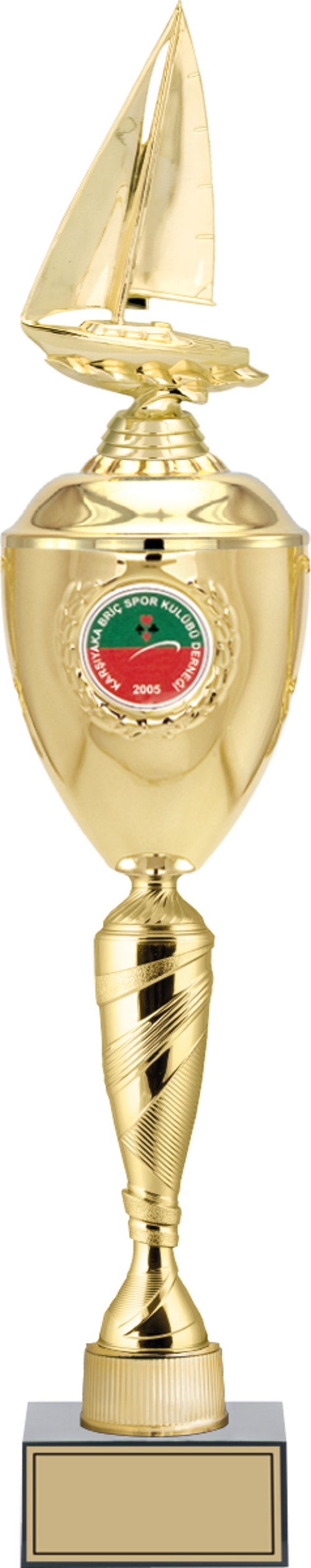 - Figürlü Kupalar - Yelken Figürlü Kupalar FG-083 C - 60 cm