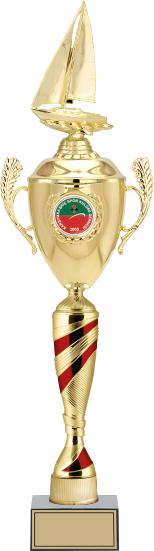 - Figürlü Kupalar - Yelken Figürlü Kupalar FG-084 B - 66 cm