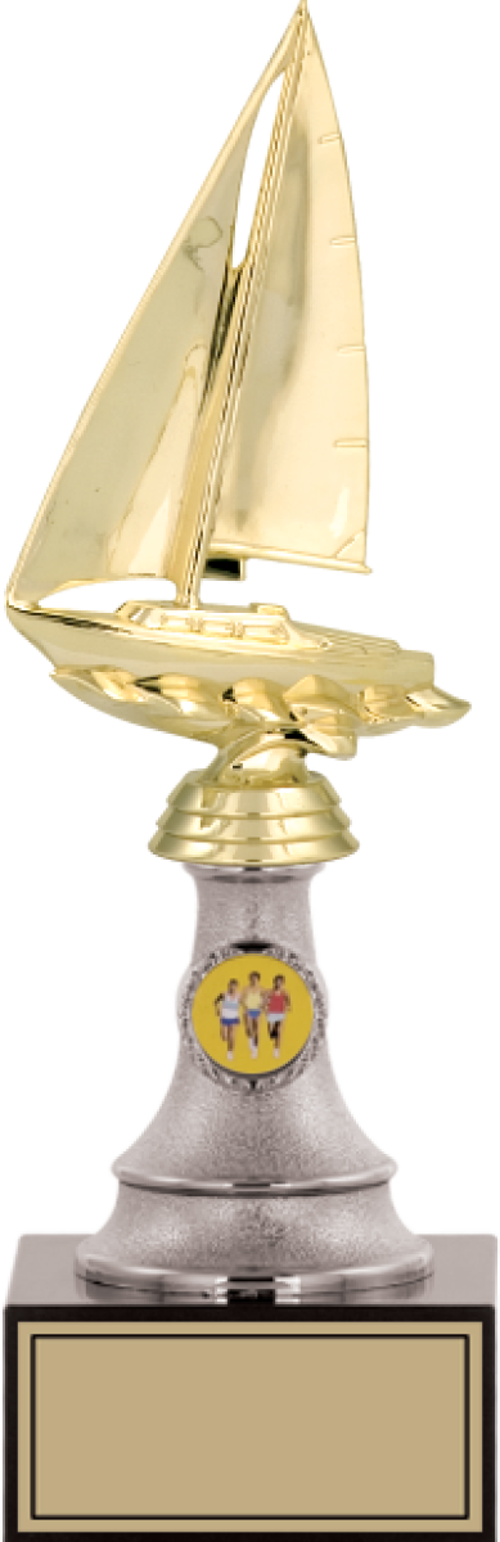 - Figürlü Kupalar - Yelken Figürlü Kupalar FG-010 B - 29 cm