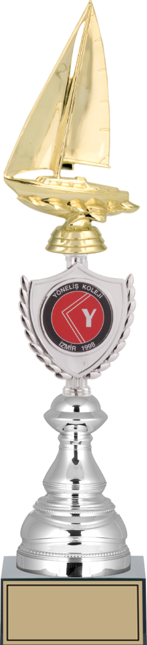 - Figürlü Kupalar - Yelken Figürlü Kupalar FG-035 B - 43 cm