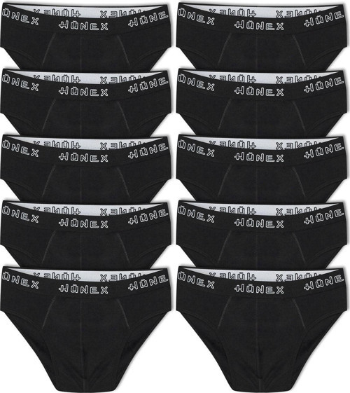 10'Lu Pamuklu Beli Lastikli Erkek Slip Külot