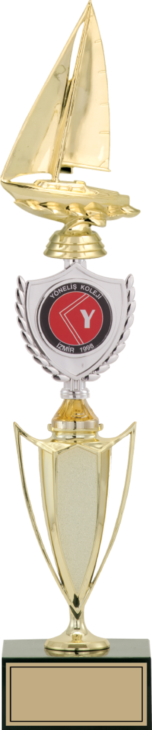 - Figürlü Kupalar - Yelken Figürlü Kupalar FG-042 B - 48 cm