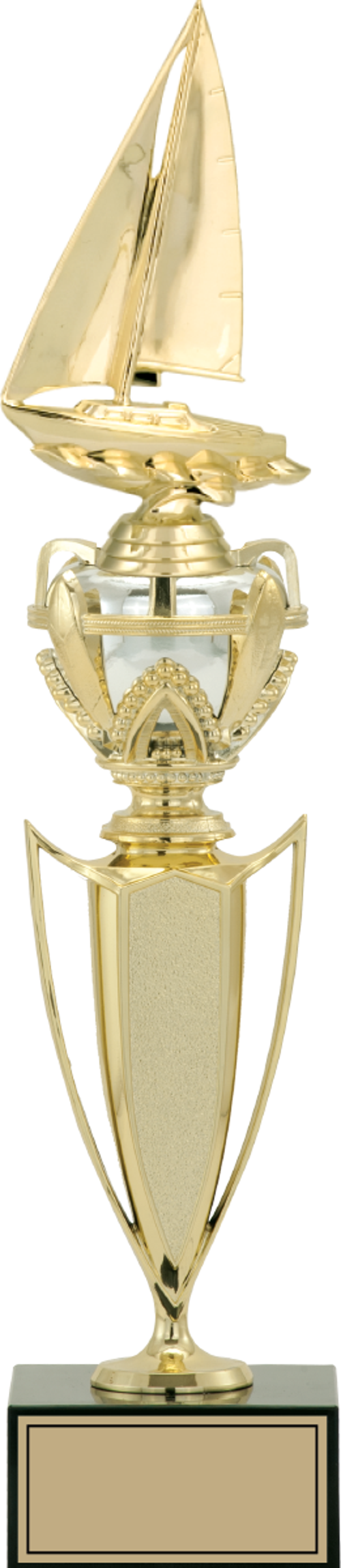 - Figürlü Kupalar - Yelken Figürlü Kupalar FG-044 A - 45 cm