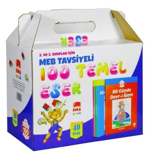 100 Temel Eser Seti-40 Kitap Takım 2. ve 3. Sınıflar İçin