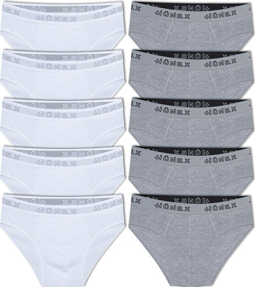 10'Lu Pamuklu Beli Lastikli Erkek Slip Külot