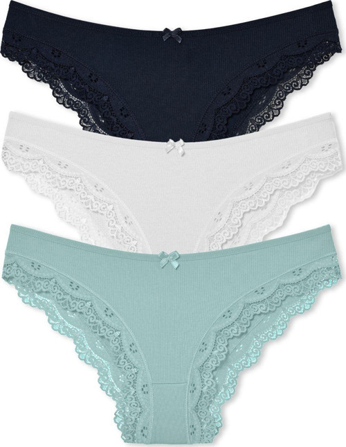 3'Lü Kaşkorse Slip Kadın Külot