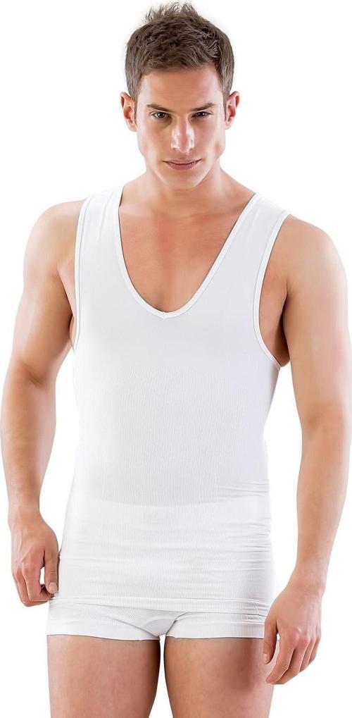 Beyaz Mı E1003 V Yaka Erkek Korse Atlet