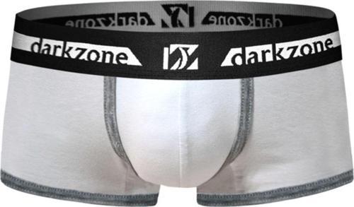 Gri Biyeli Kısa Beyaz Erkek Boxer