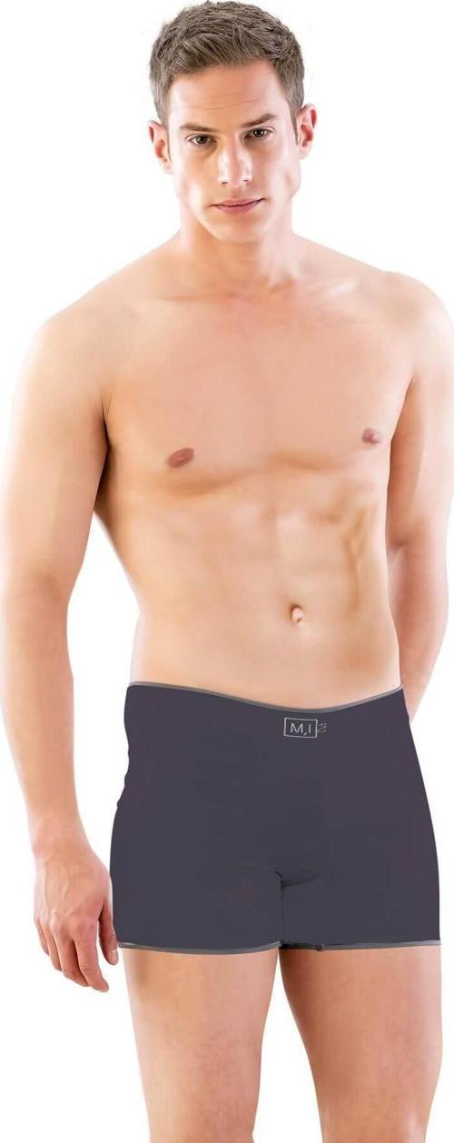Antrasit Mı 2108 Seamless Uzun Erkek Boxer
