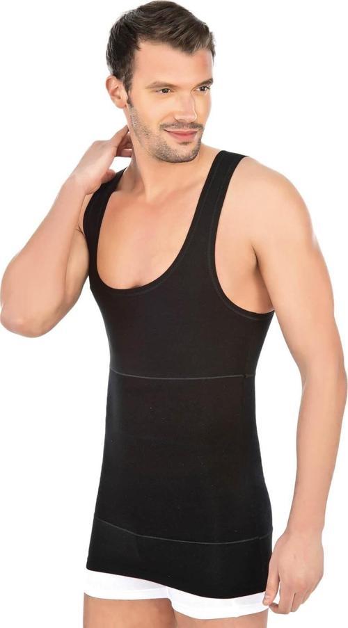 Siyah Mı 1400 Modal Cotton Erkek Atlet Korse