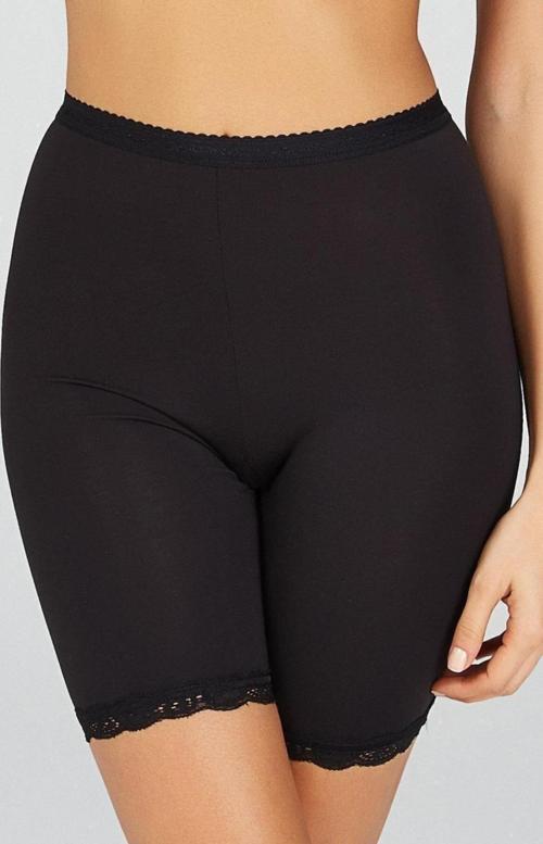 Yüksek Bel Koton Modal Kadın Boxer Şort Basic Long Külot