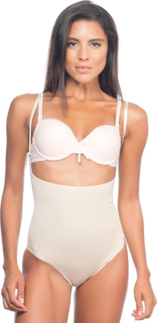 Ten Mı 2073 Göğüsü Açık Desenli Body Korse