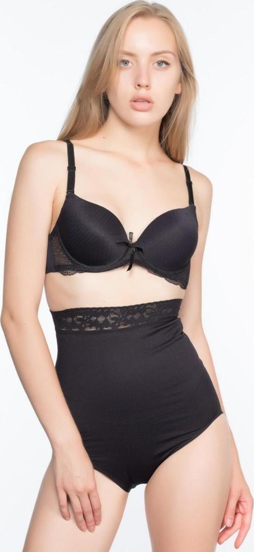 Siyah Mı 2028 Dantelli Yüksek Bel Slip Korse