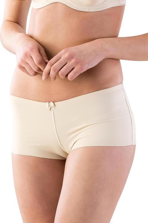 Kadın Ten Lazer Kesim Boxer Korse