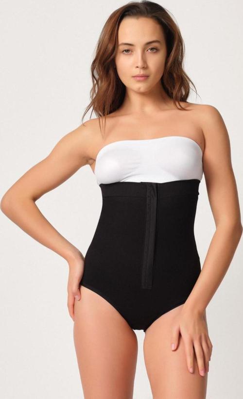 Siyah Mı 2088 Önden Agraflı Slip Korse