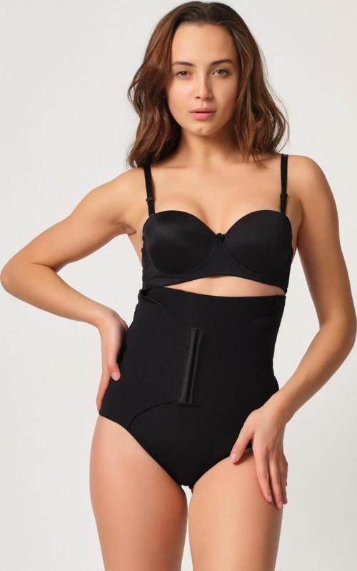 Siyah Mı 2932 Double Karın Agraf Destekli Slip Lazer Korse