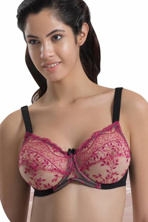 Siyah Bordo Mı 148 B Balenli Toparlayıcı Sütyen