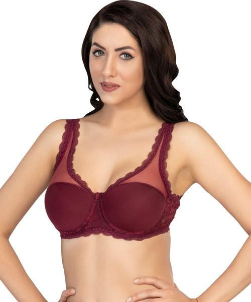 Bordo Mı 172 C Pedli Dantelli Balenli Minimazer