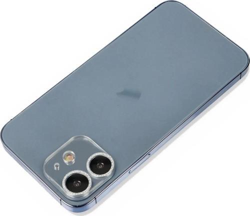 iPhone 12 Mini Shine Kamera Lens Koruma Cam - Gümüş