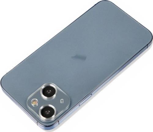 iPhone 13 Mini Metal Kamera Lens Koruma Cam - Gümüş
