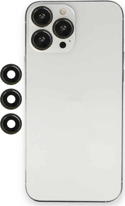 iPhone 12 Pro Shine Kamera Lens - Siyah