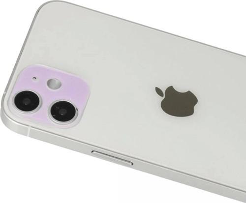 iPhone 12 Rainbow Kamera Lens Koruma Cam - Mor