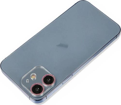 iPhone 12 Mini Shine Kamera Lens Koruma Cam - Pembe