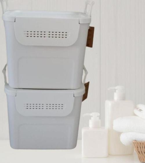 Motek  Mybox 2x30 Litre Kulplu Çok Amaçlı Organizer Saklama Kutusu-MT-35