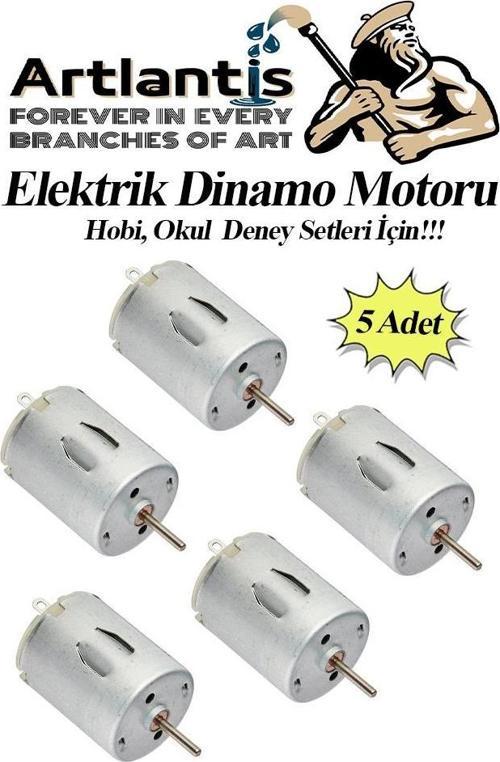 Dinamo Motoru 6 V 5 Adet Elektrik Üreten Motor Eğitici Hobi Okul Deney Elektrik Motoru Deneyler İçin