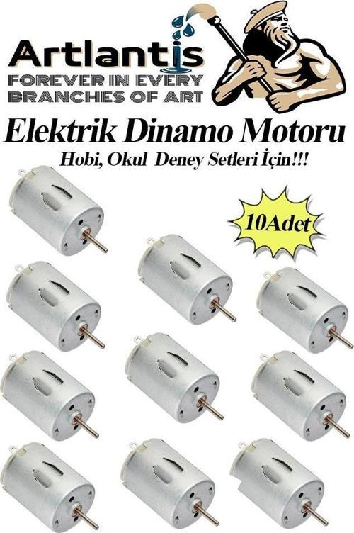 Dinamo Motoru 6 V 10 Adet Elektrik Üreten Motor Eğitici Hobi Okul Deney Elektrik Motoru Deneyler İçin