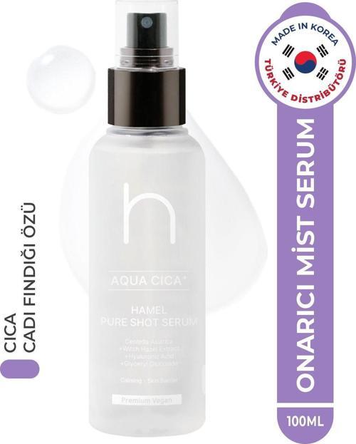 Aqua Cica Pure Shot Serum Bariyer Güçlendirici Nemlendirici Yatıştırıcı Mist Serum Kore 100Ml