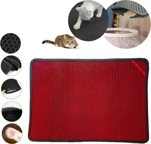 Elekli Kedi Tuvaleti Önü Paspası 60 x 45 CM