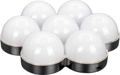 7 Ledli 12V 3W RGB İç Mekan Tavan Aydınlatma Disko Ledi