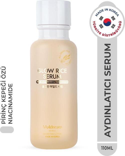 Glow Rice Serum Aydınlatıcı Onarıcı Nemlendirici Serum Hassas Ve Kuru Cilt Kore 110Ml