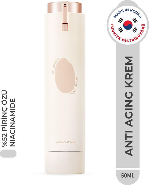 Salsarang Rice Balance Resilience Cream Pirinç Kepeği Dengeleyici Anti Aging Krem Kore 50Ml