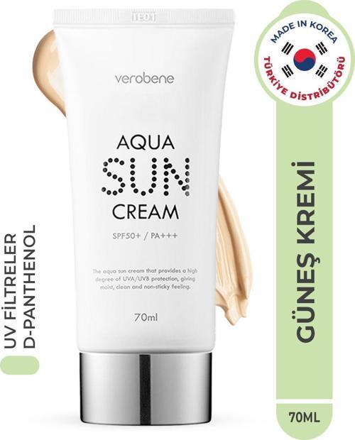 Aqua Sun Cream Su Bazlı Nemlendirici Güneş Kremi Spf50 Kore 70Ml