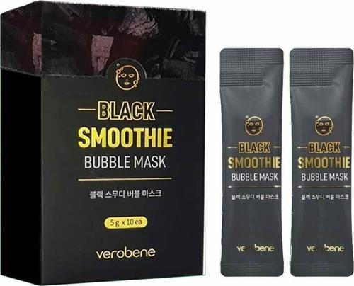 Black Smoothie Bubble Mask Temizleyici Köpüren Maske Kore 5G X 10Pcs