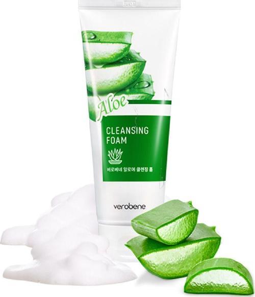 Cleansing Foam Aloe Vera Özlü Derin Temizleyici Nemlendirici Yüz Temizleme Köpük Kore 150Ml