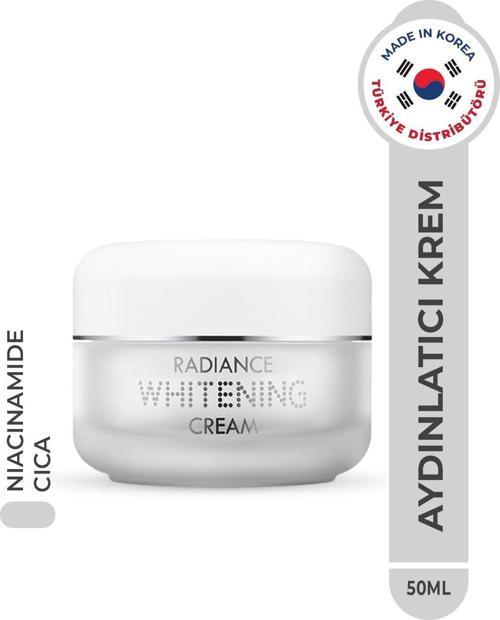 Radiance Whitening Cream Leke Karşıtı Ton Eşitleyici Ve Aydınlatıcı Nemlendirici Krem Kore 50Ml