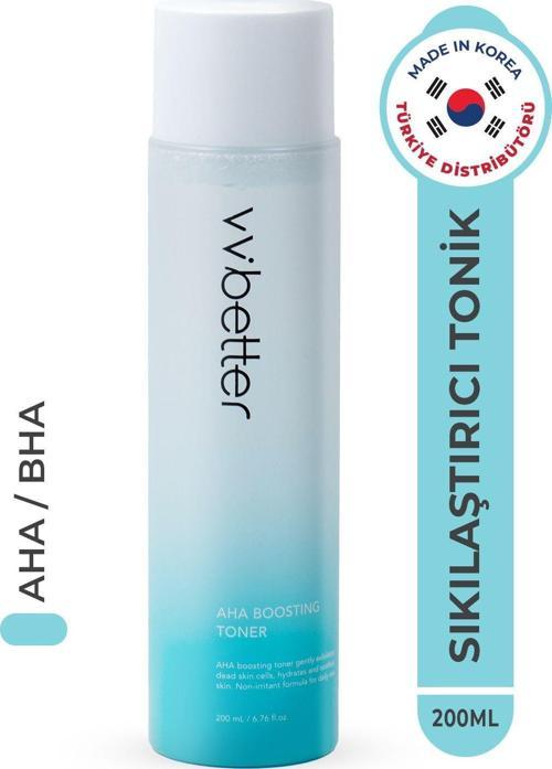 Aha Boosting Toner Aydınlatıcı, Gözenek Sıkılaştırıcı Onarıcı Tonik Kore 200Ml