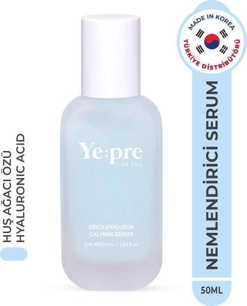 Birch Hyaluron Calming Serum Yoğun Nemlendirici Serum Huş Ağacı Hyaluronic Acid Kore 50Ml
