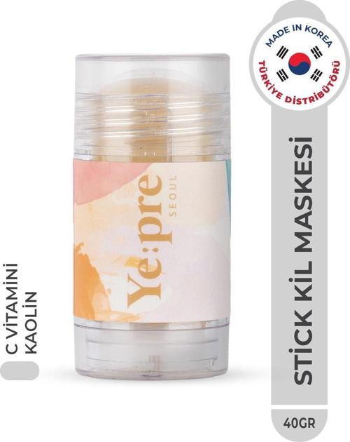 Vitamin C Pore Care Mud Stick Mask Gözenek Temizleyici Yatıştırıcı Kil Maskesi Kore 40G