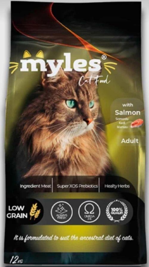 Cat Food Somonlu Yetişkin Kedi Maması 12 Kg