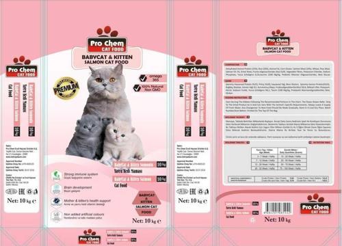 Baby Cat & Kitten Somonlu Yavru Kedi Maması 10 Kg + 3 Adet Konserve Hediyeli