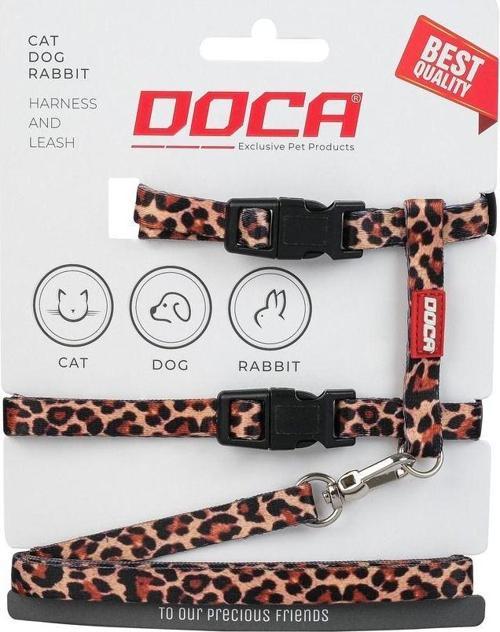 Premium Leopard Kedi Köpek Ve Tavşan Göğüs Tasması