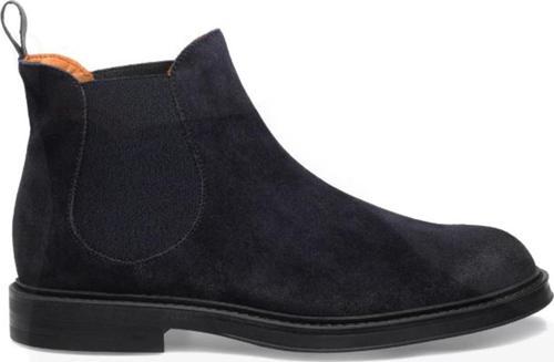 Erkek Bot 73A3 Frau WAXY Ankle Boot Blu (Navy)