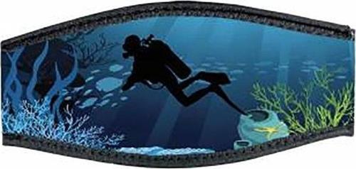 BESTDIVERS Maske Arkalığı ABYSS, Neopren, Velkrolu