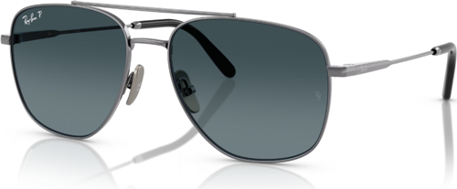 RB 8097 165/S3 59 Ray-Ban WILLIAM Titanyum Polarize Güneş Gözlüğü