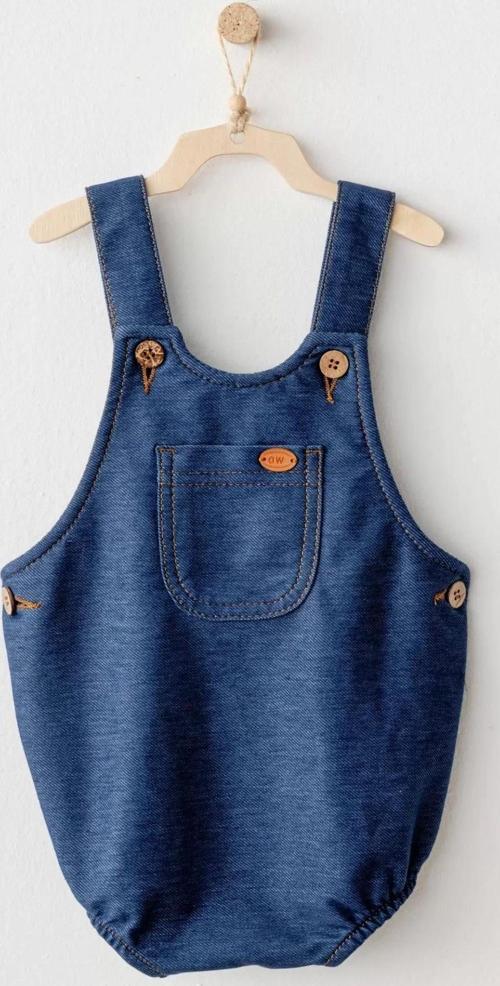Andywawa Ac25931 Romper Casual Bebek Tulum İndigo
