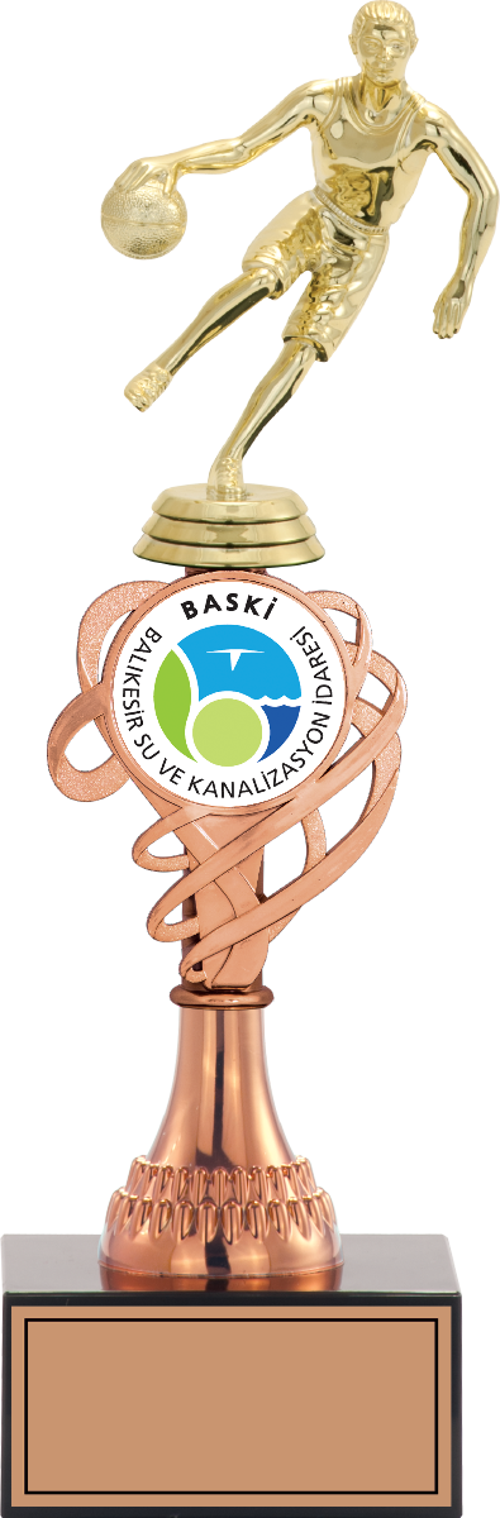 - Figürlü Kupalar - Basketbol Kadın Figürlü Kupalar FG-034 C - 33 cm
